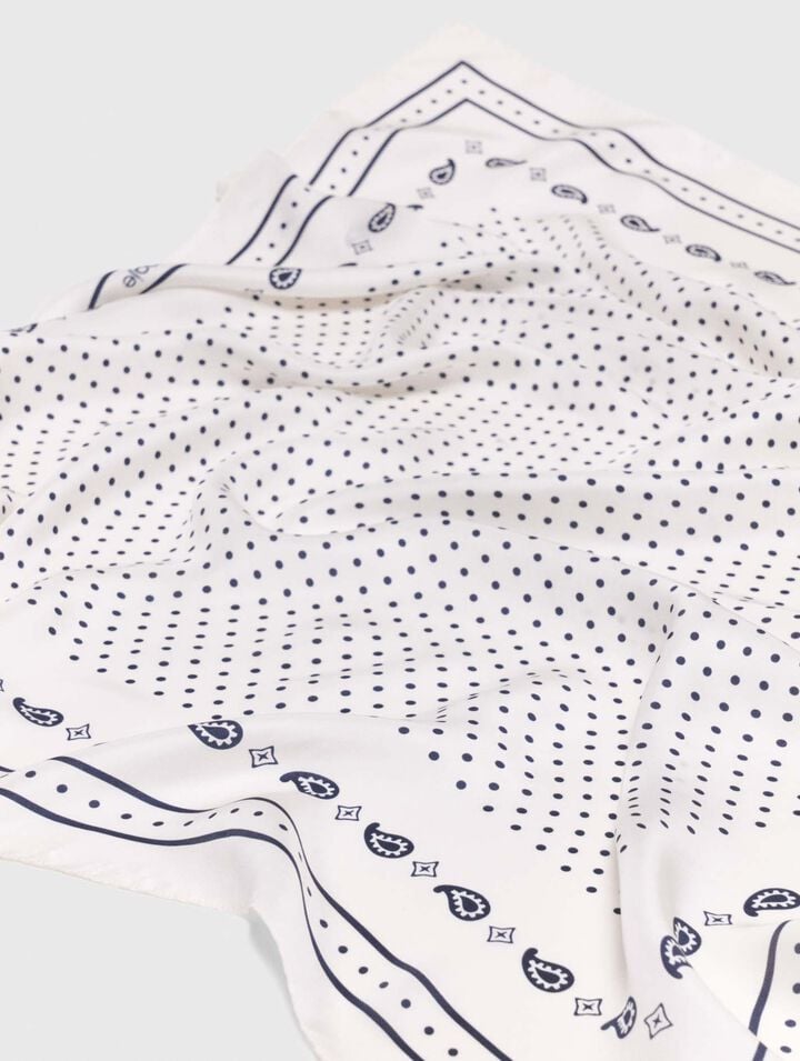 Foulard 90x90 in seta stampato