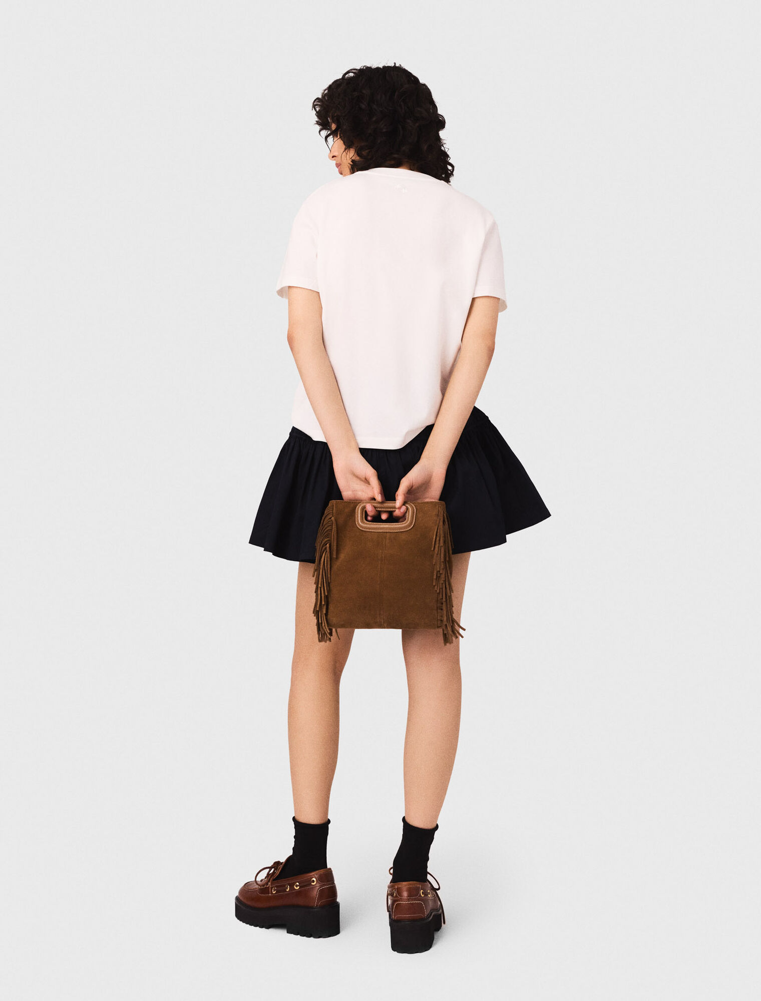 T-shirt con logo Paris ricamato