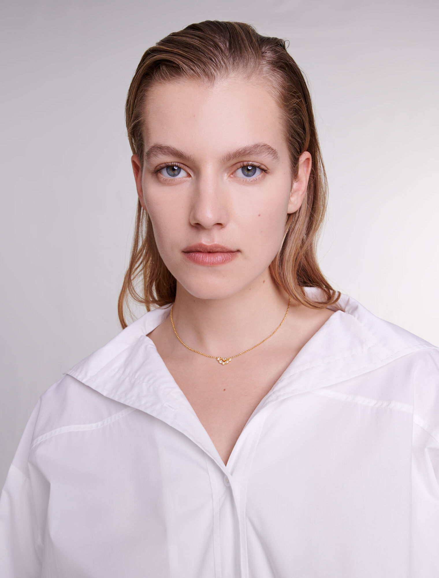 Camicia corta in cotone