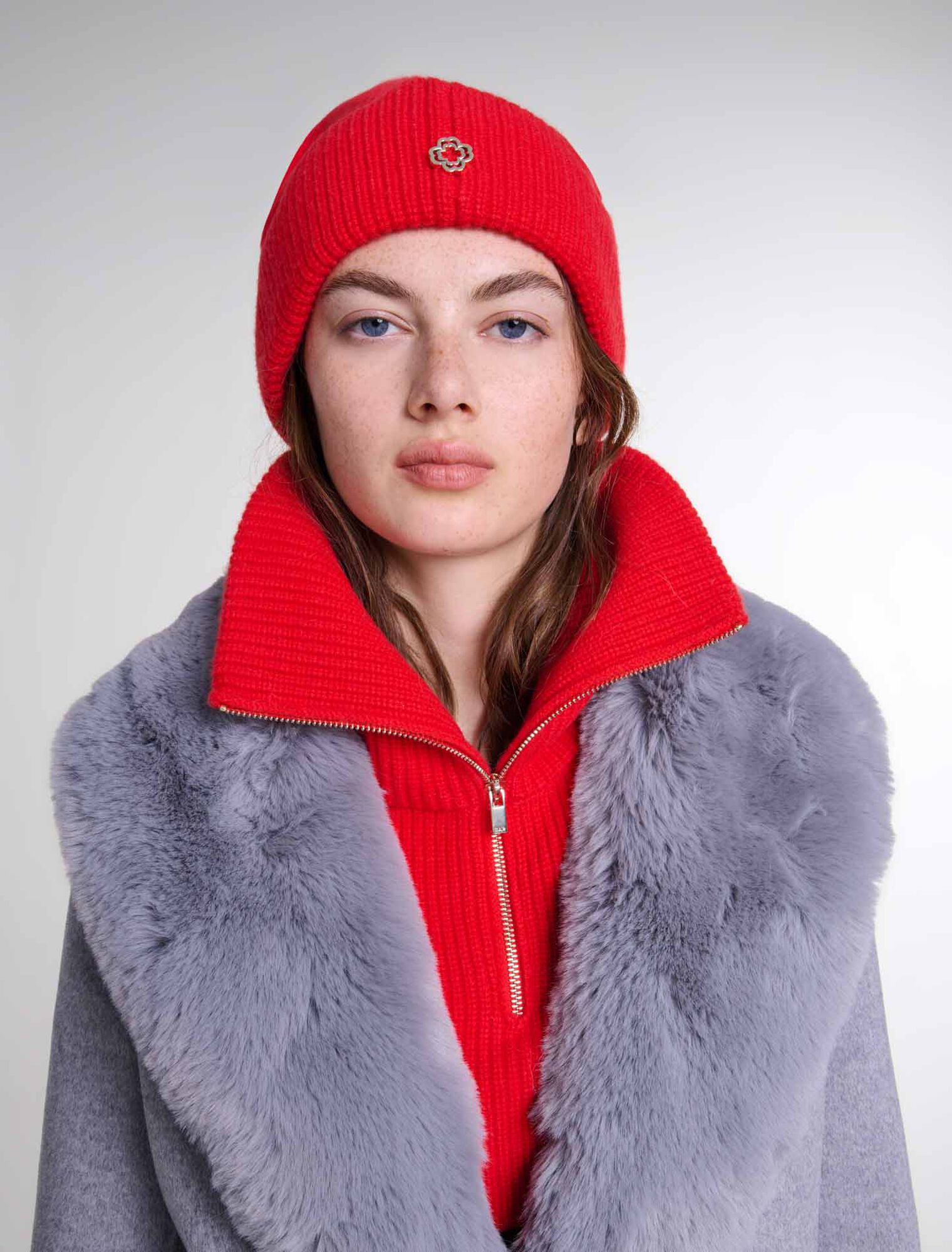 Berretto in lana e cashmere