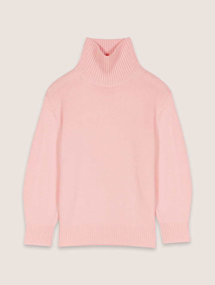 Maglia dolcevita in lana e cashmere