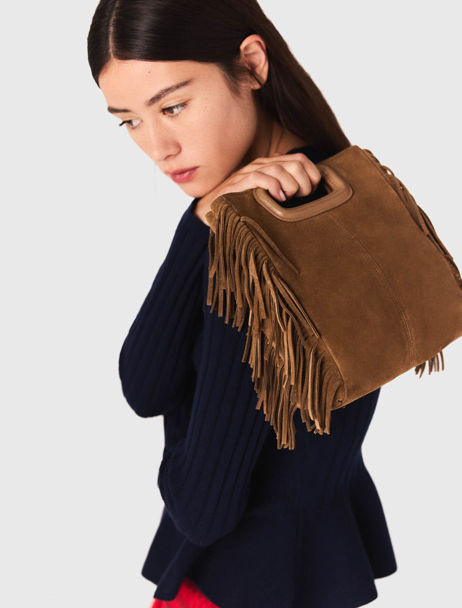 Cardigan con vita peplo