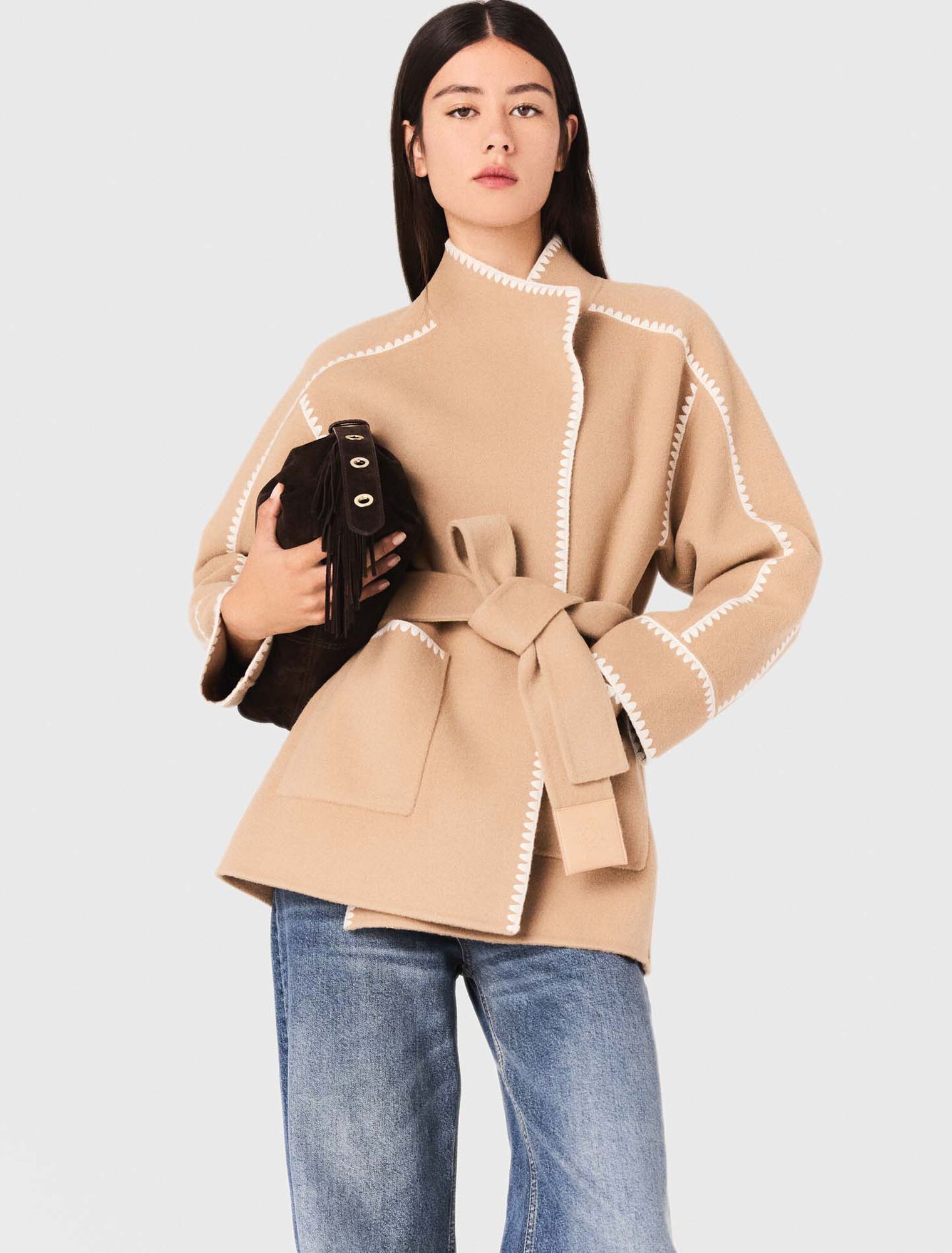 Cappotto corto double face