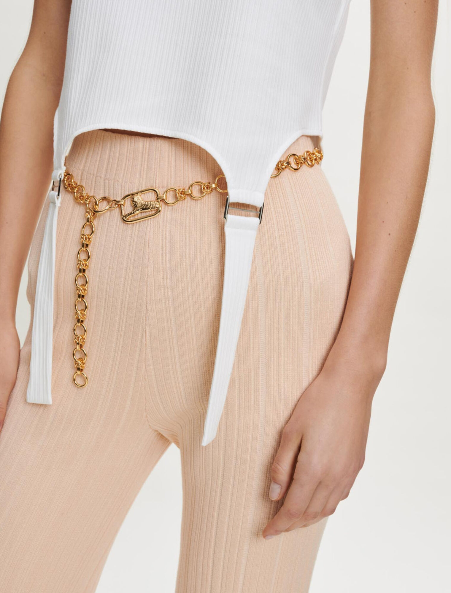 T-shirt con dettagli lingerie