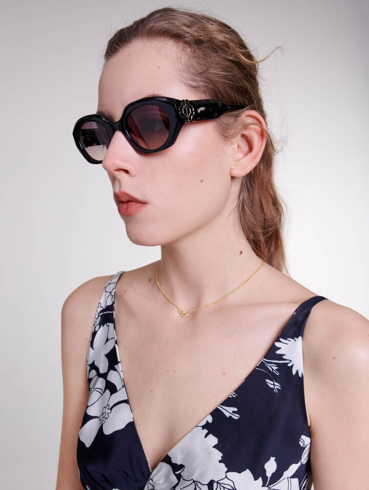 Occhiali tondi in acetato