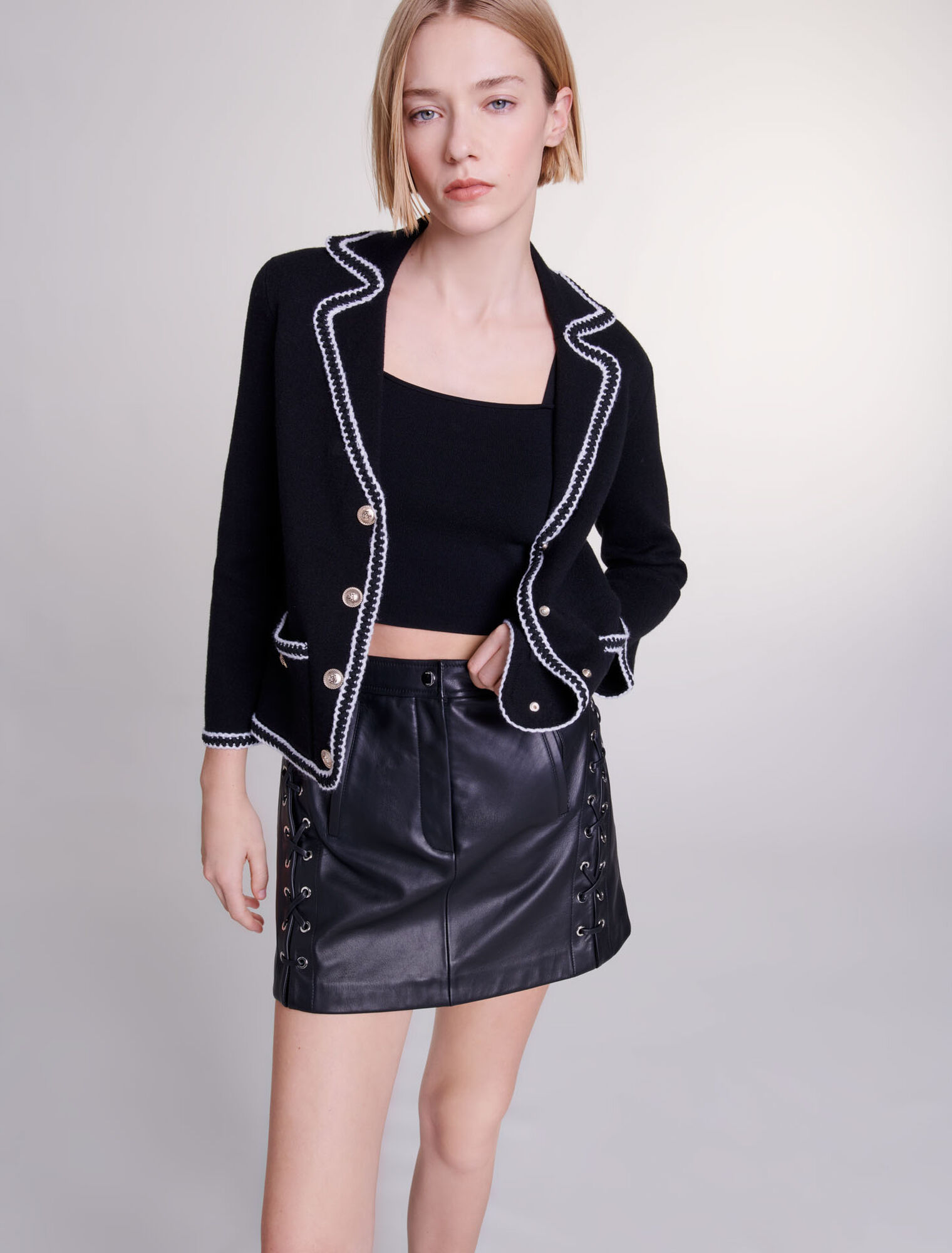 Cardigan in maglia