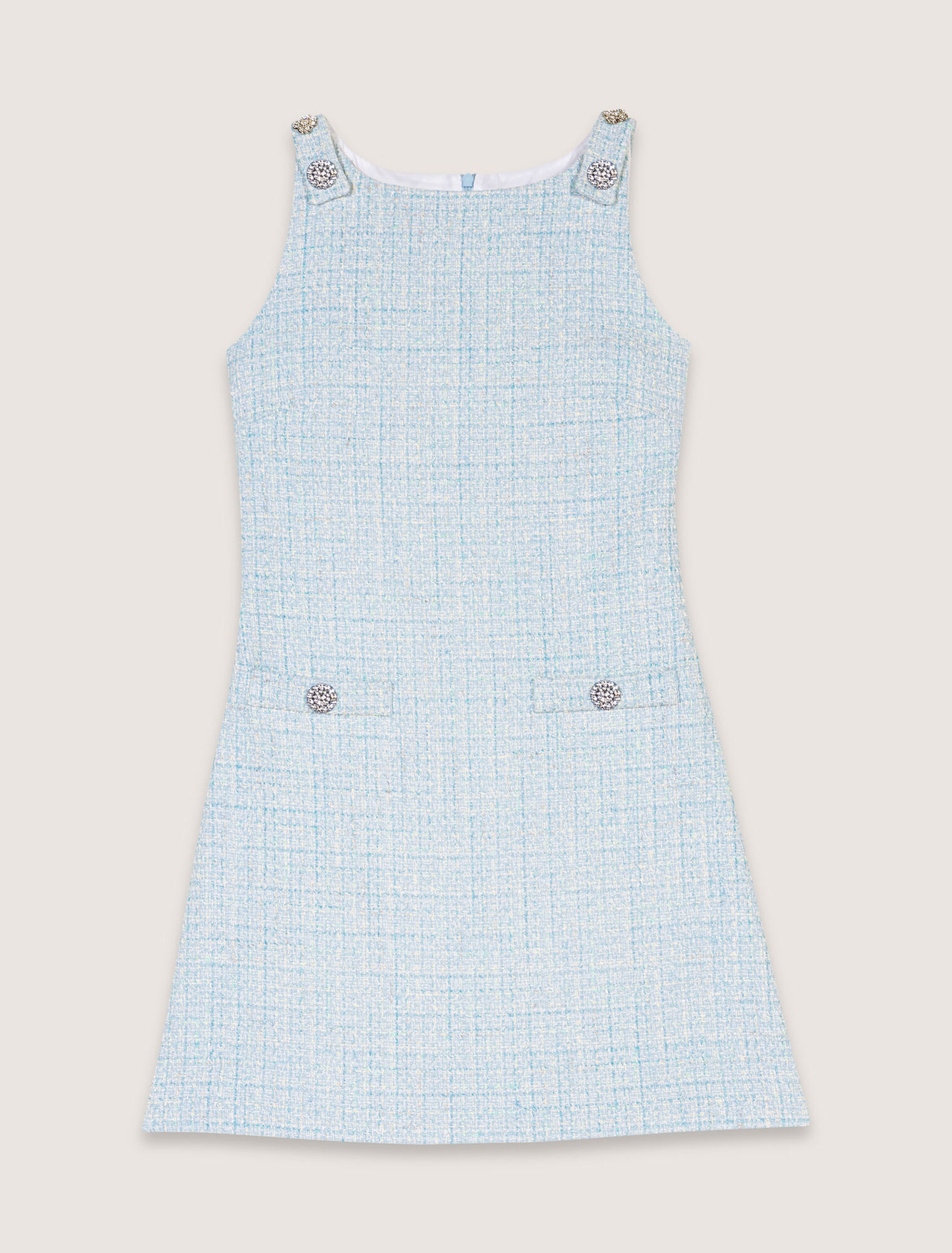 Abito corto in tweed