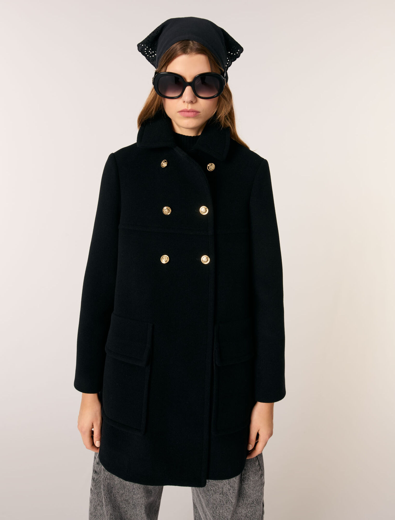 Cappotto in lana mélange