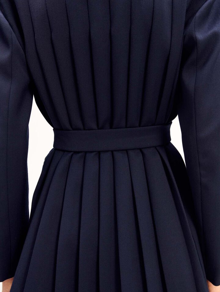 Giacca tailleur retro plissettato