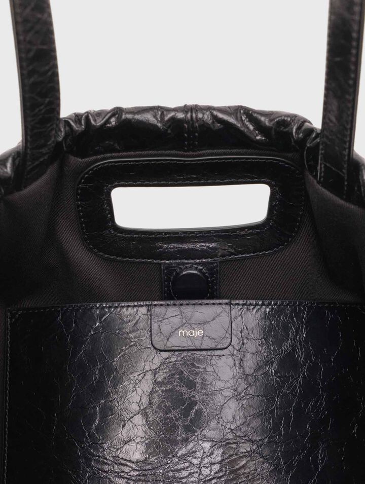 Borsa Miss M tote bag craquelé