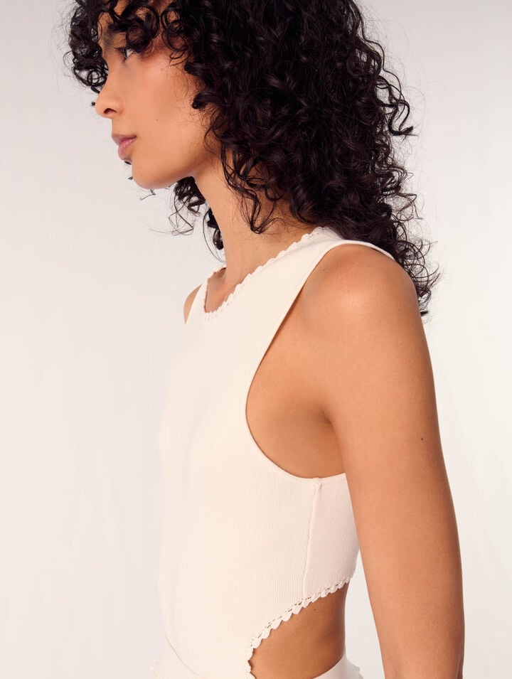 Body schiena scoperta, collo bijoux