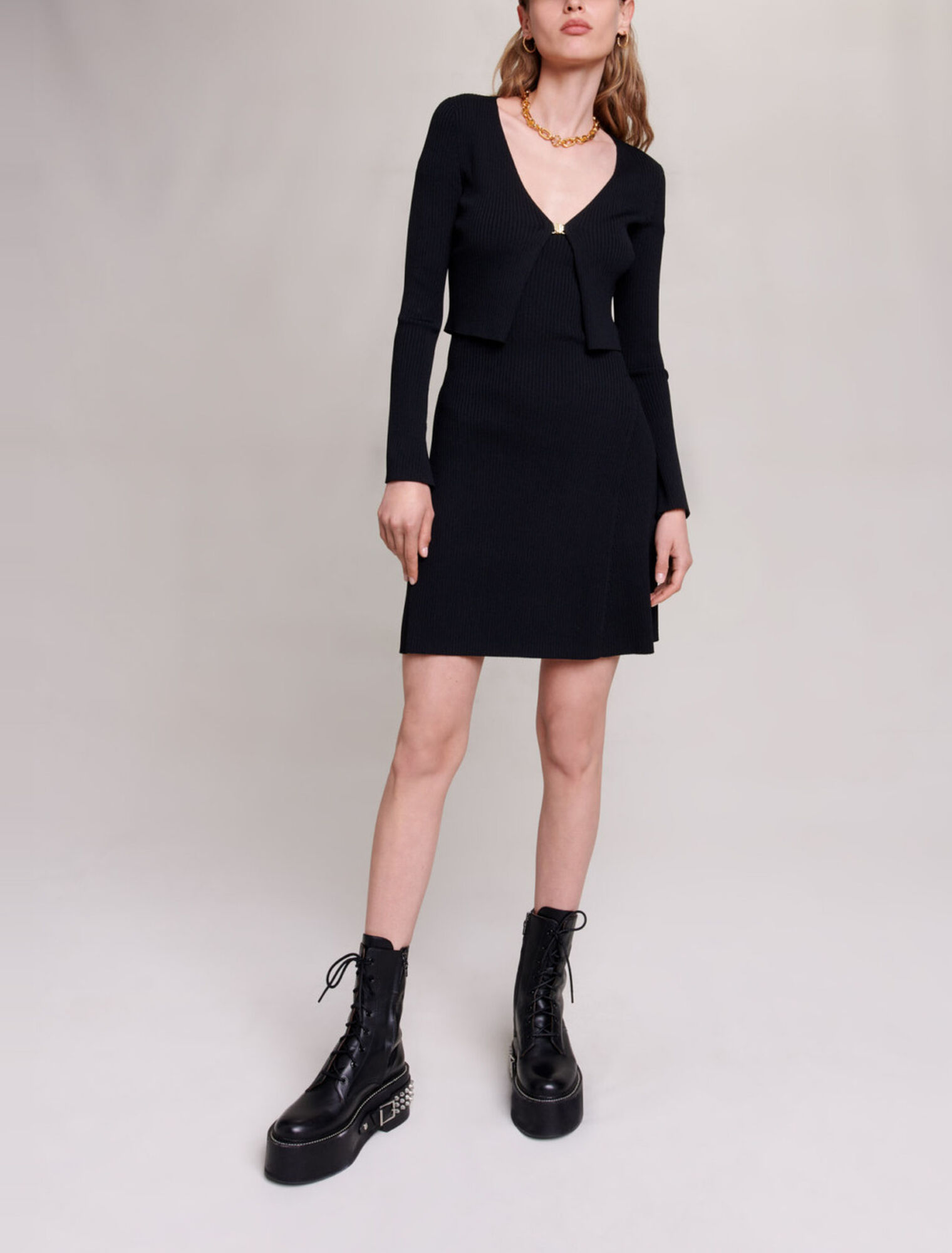 Abito in maglia 2 in 1