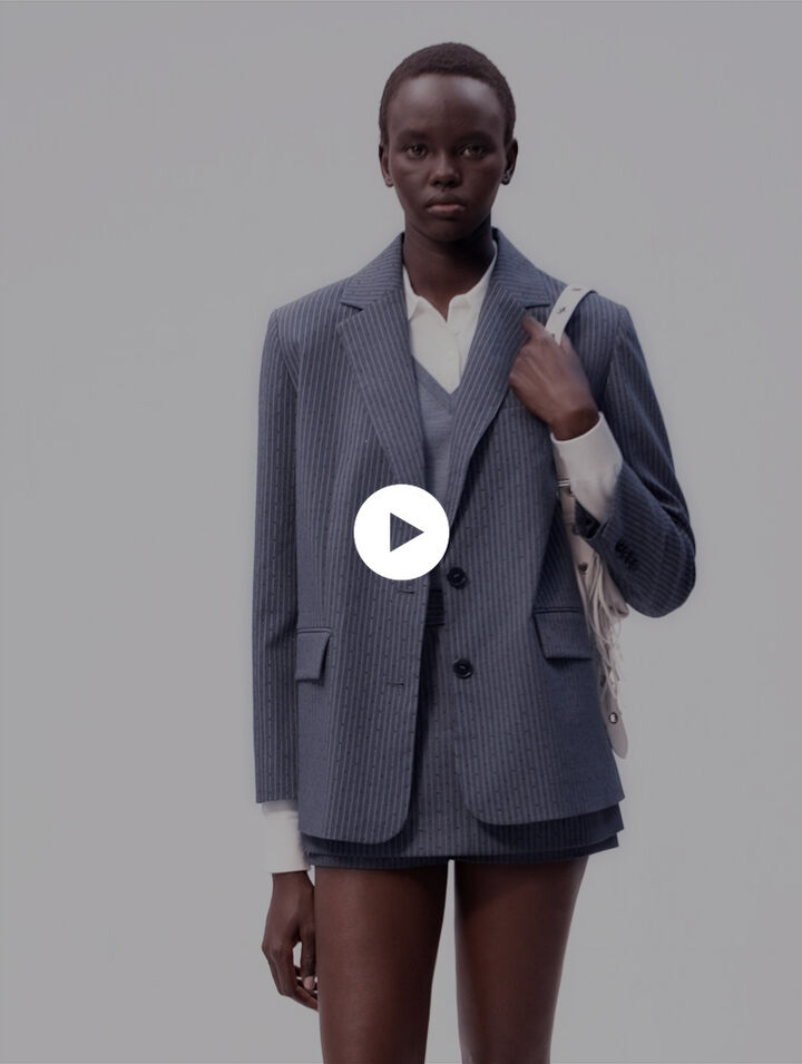 Giacca da tailleur glitterata