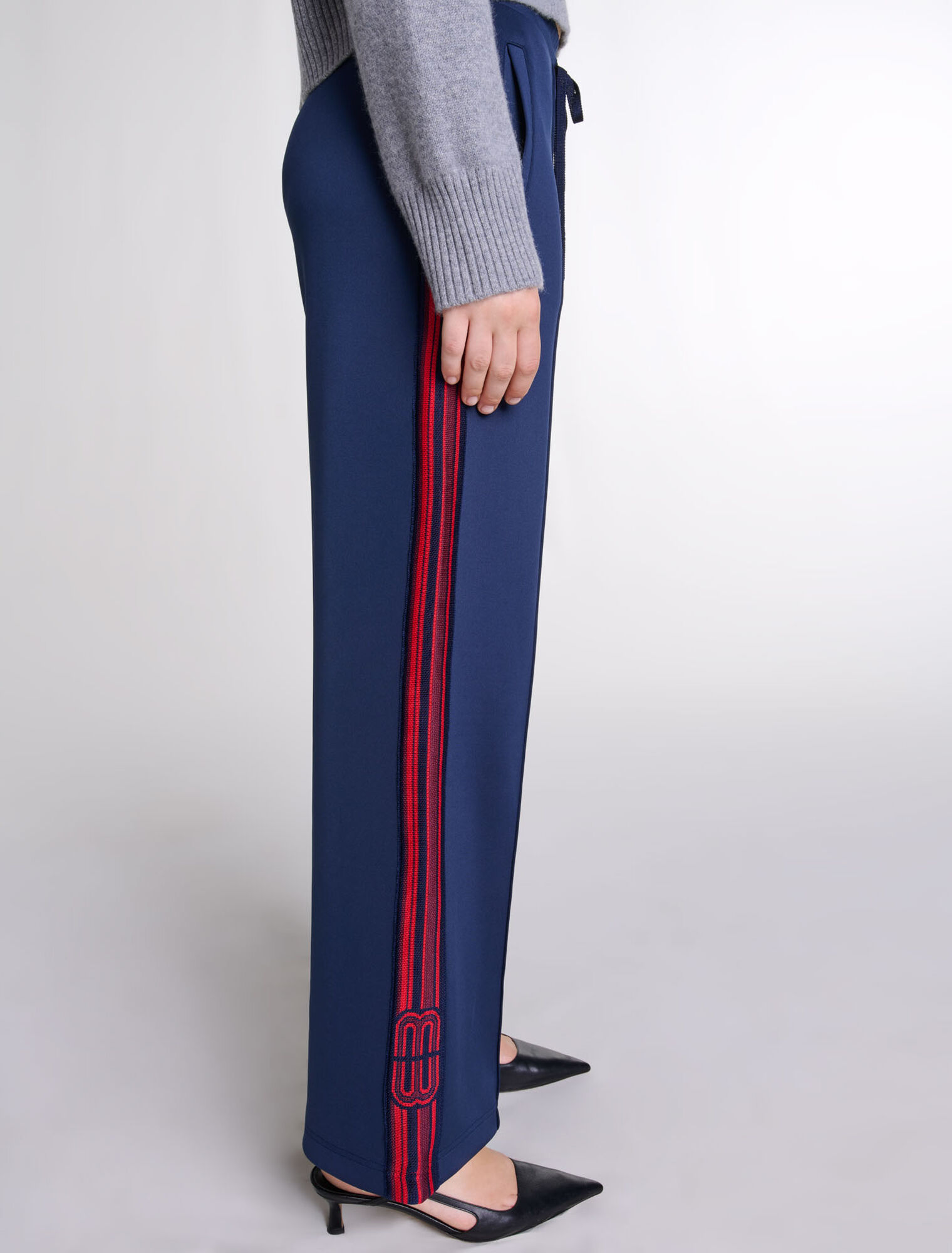 Pantaloni con bande