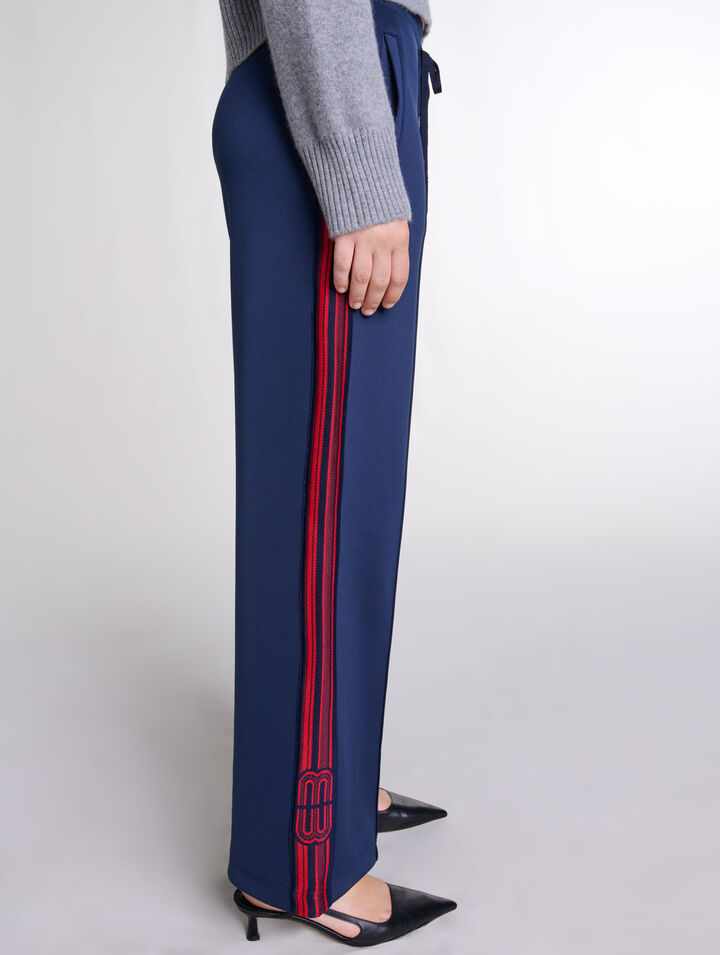 Pantaloni con bande