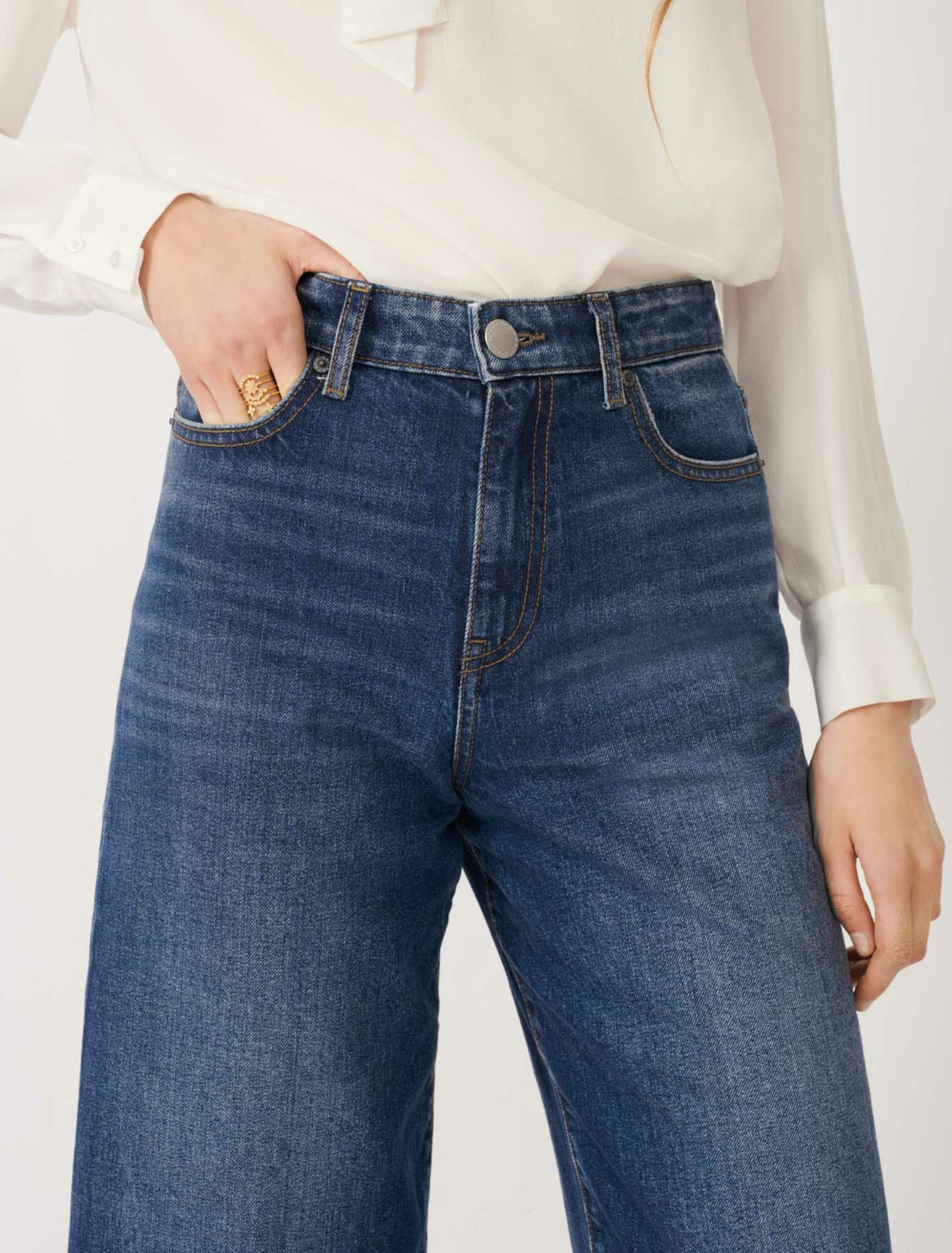 Jeans stile bermuda