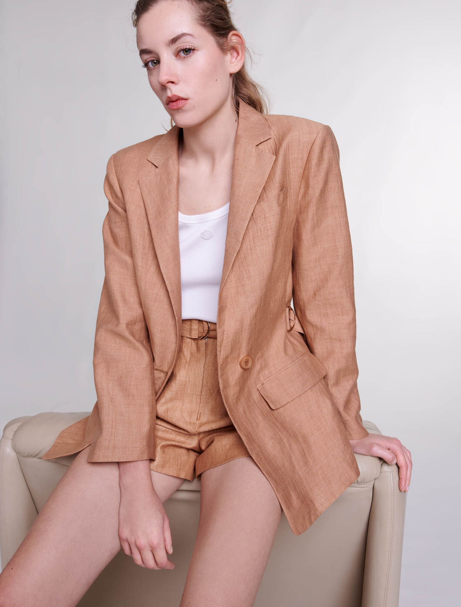 Giacca da tailleur in lino