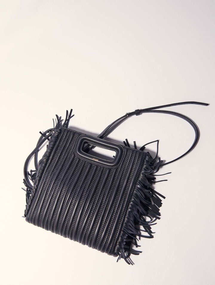 Borsa M pelle in pelle trapuntata