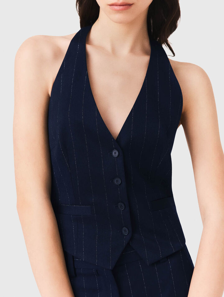 Top tailleur schiena scoperta