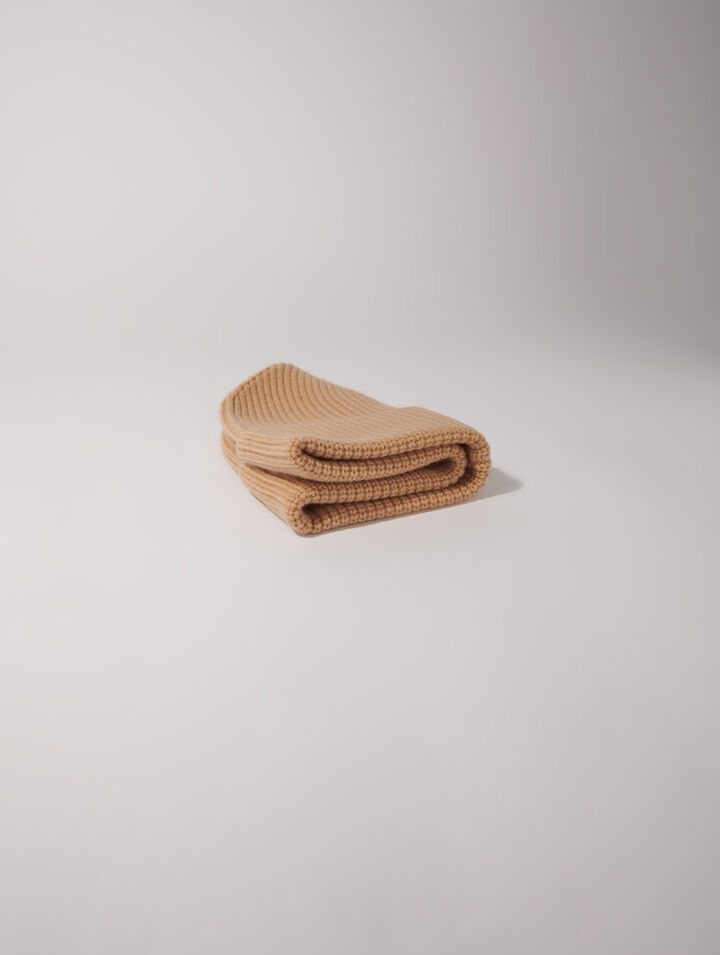 Berretto in lana e cashmere
