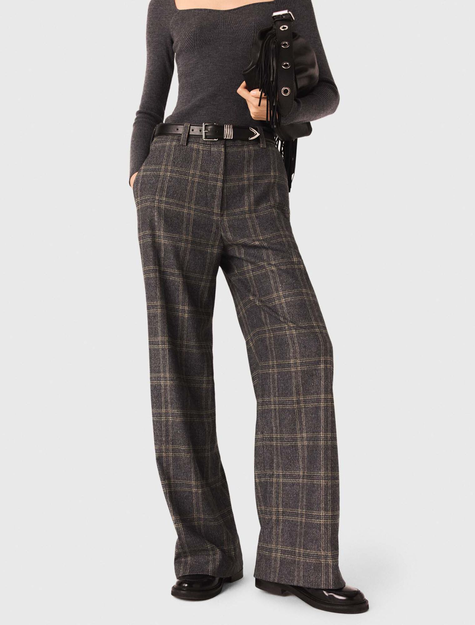 Pantaloni da tailleur a quadri