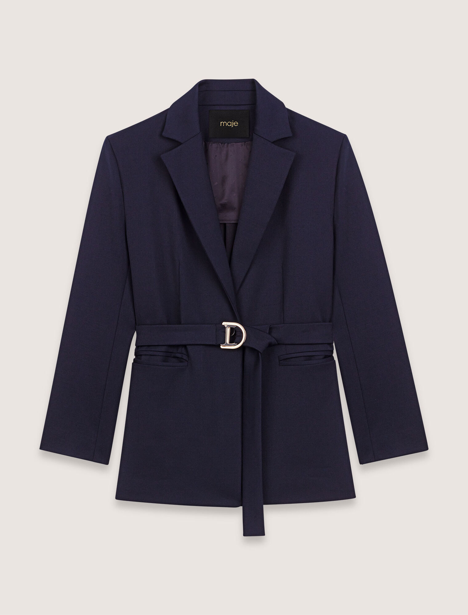 Giacca tailleur retro plissettato