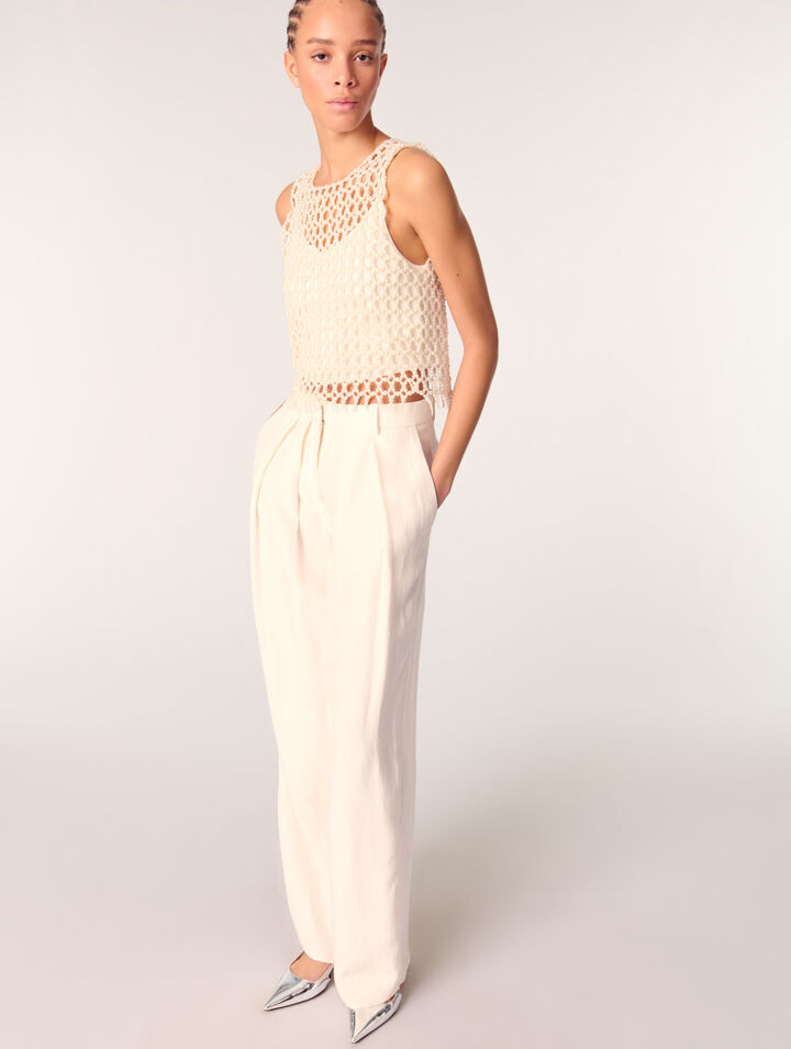 Pantaloni da tailleur larghi
