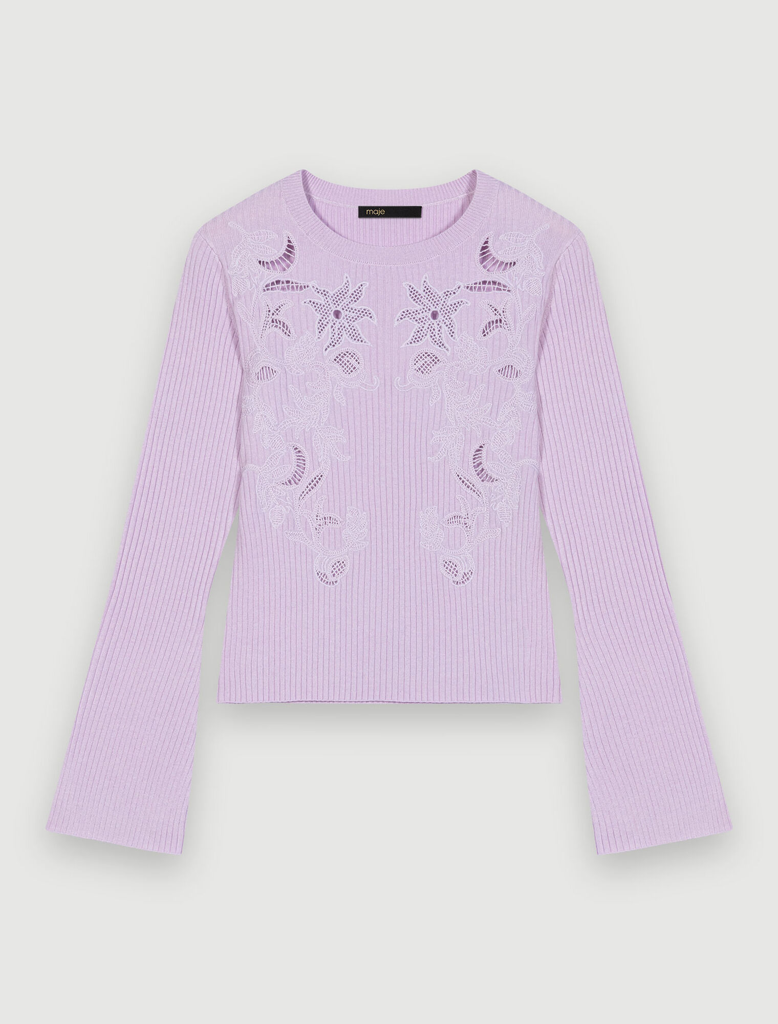 Pullover a motivi traforati