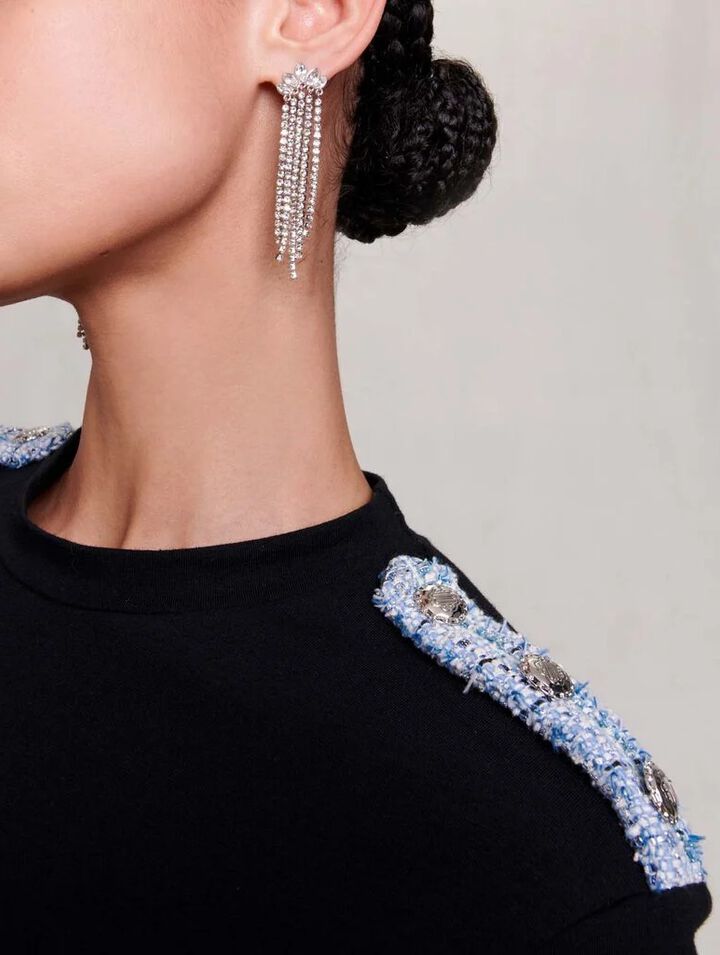 Orecchini con strass