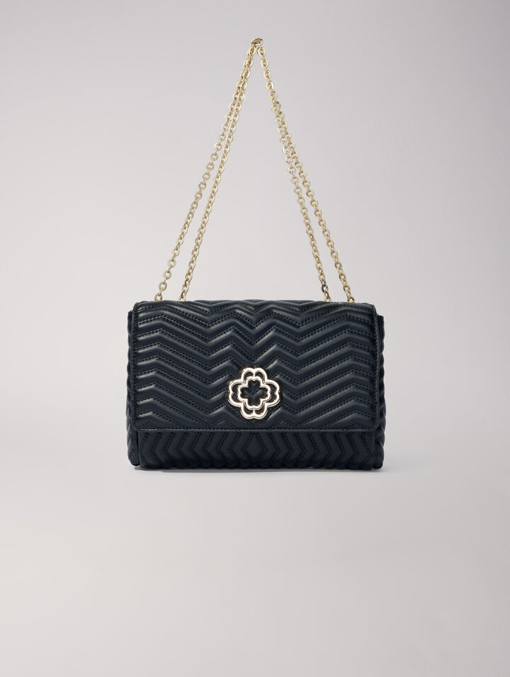 Borsa a catena in pelle