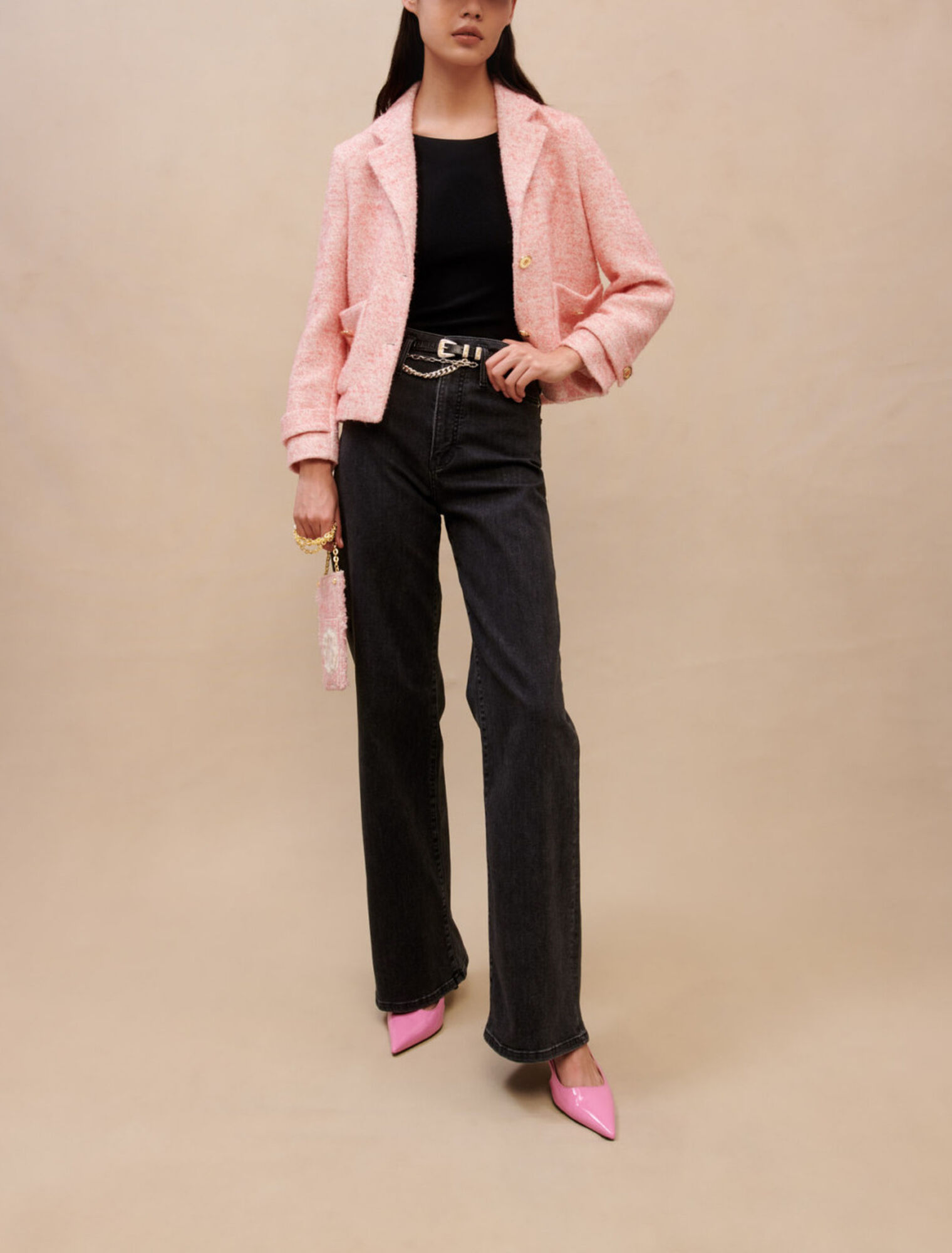 Giacca da tailleur rosa