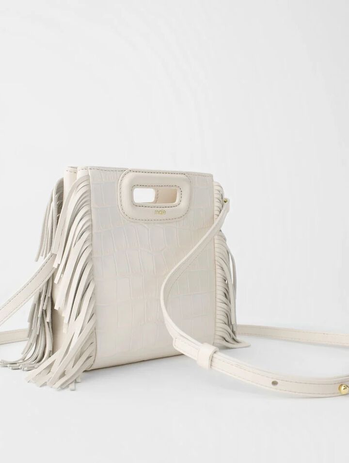 Borsa M Mini in pelle di coccodrillo