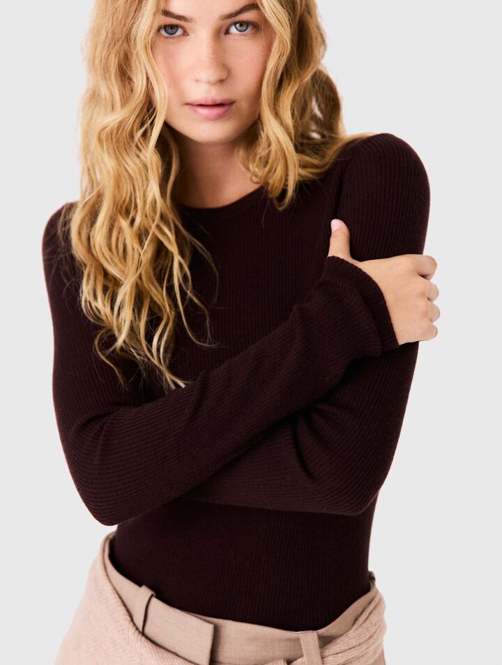 Maglia girocollo seconda pelle
