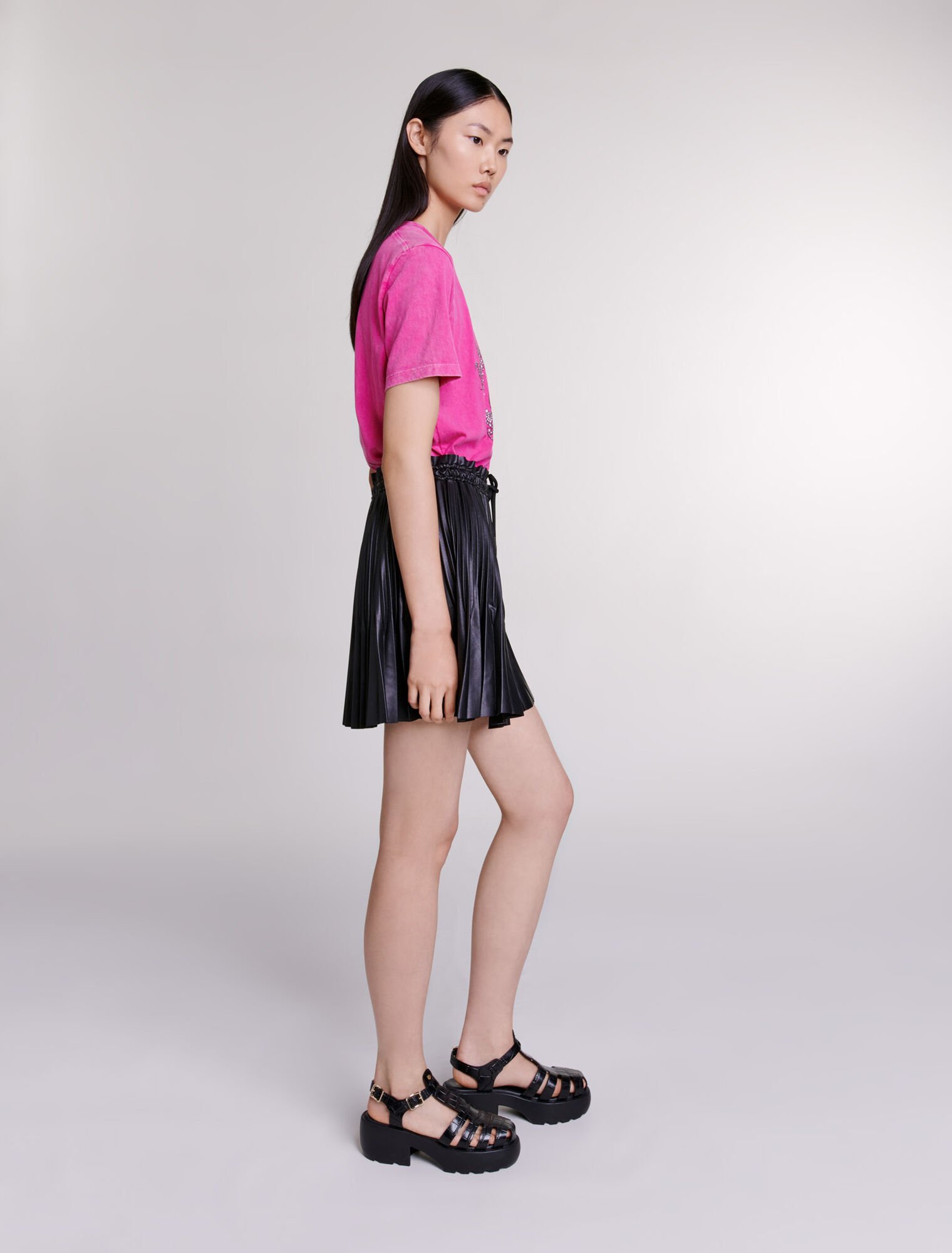 T-shirt con strass
