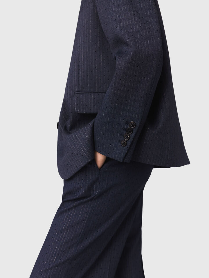 Giacca da tailleur con strass