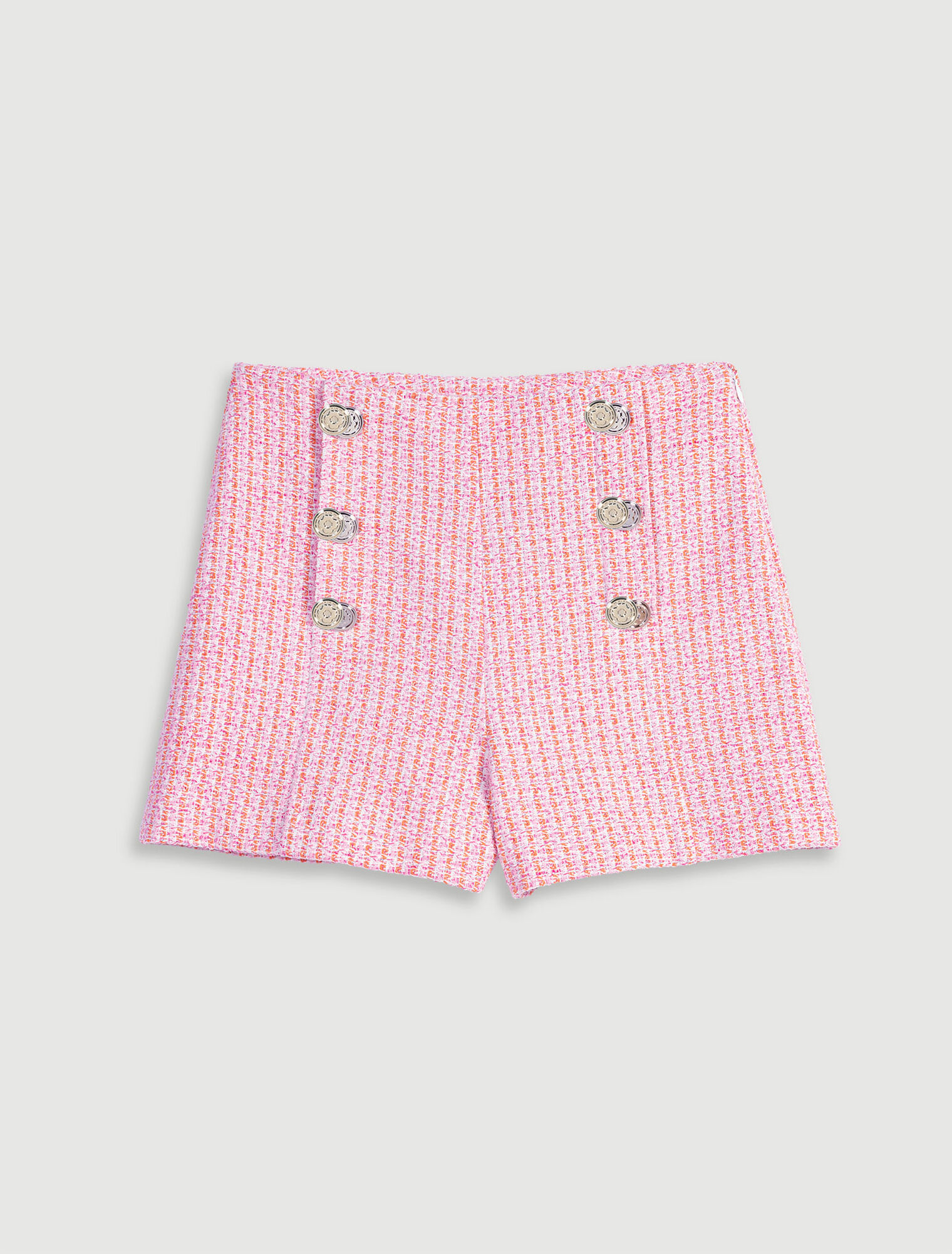 Shorts in tweed