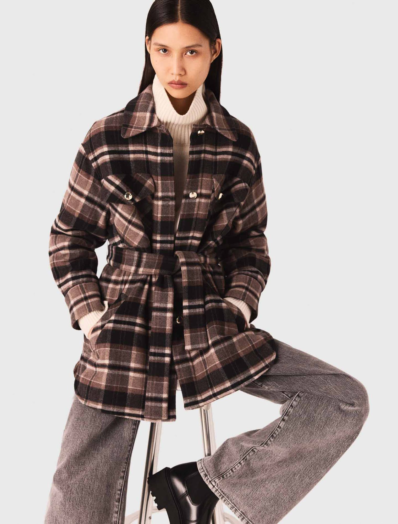 Cappotto a quadri