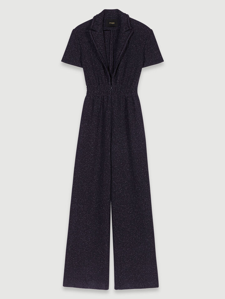 Tuta jumpsuit in tweed