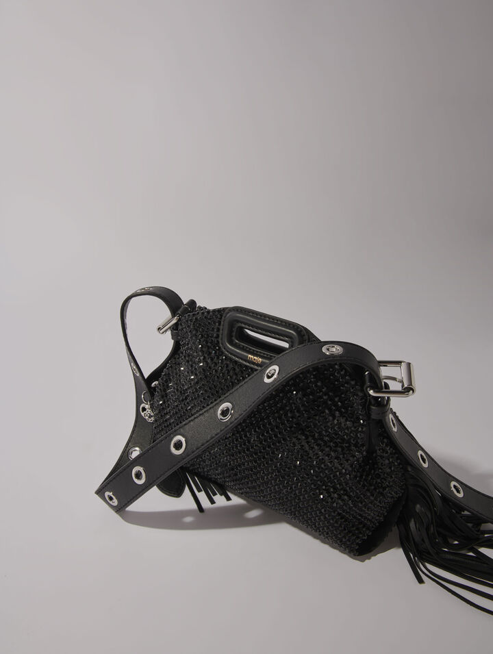 Borsa Miss M Mini in strass