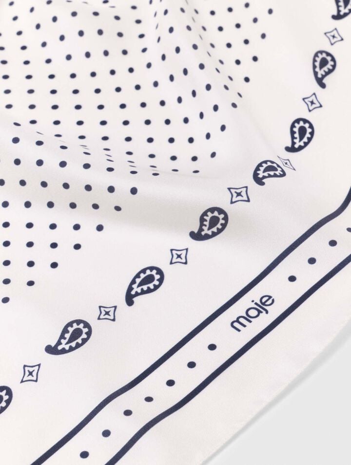 Foulard 90x90 in seta stampato