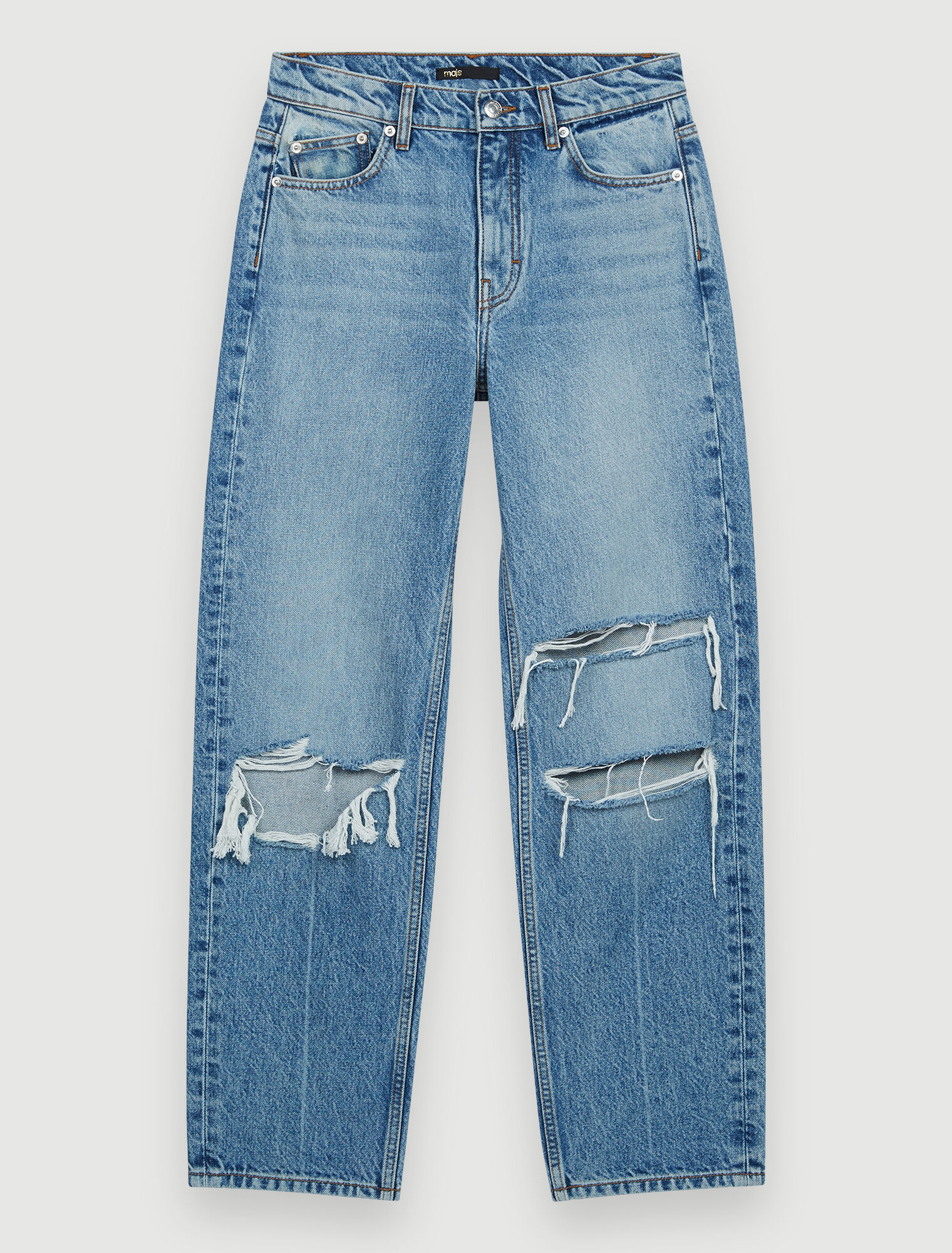 Jeans loose strappati