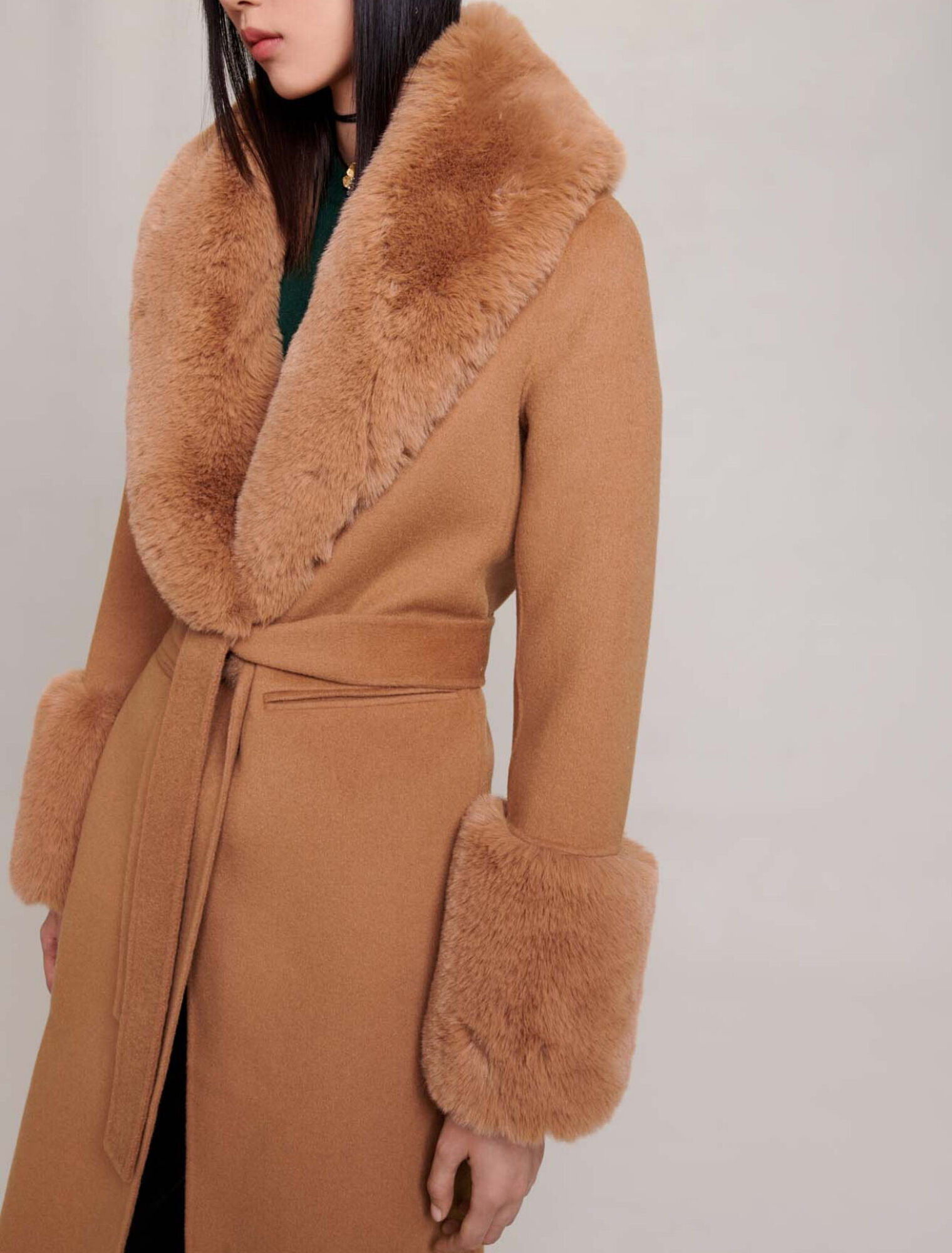 Cappotto lungo in lana