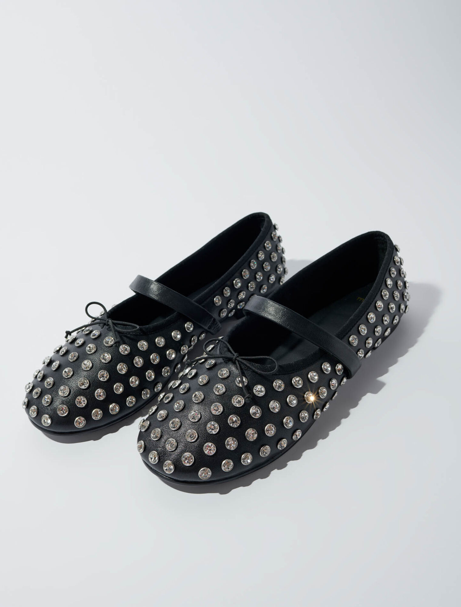 Ballerine ornate di strass
