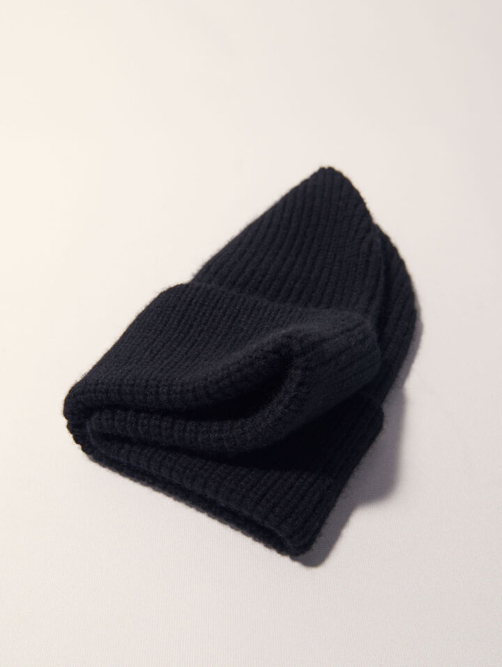 Berretto in lana e cashmere