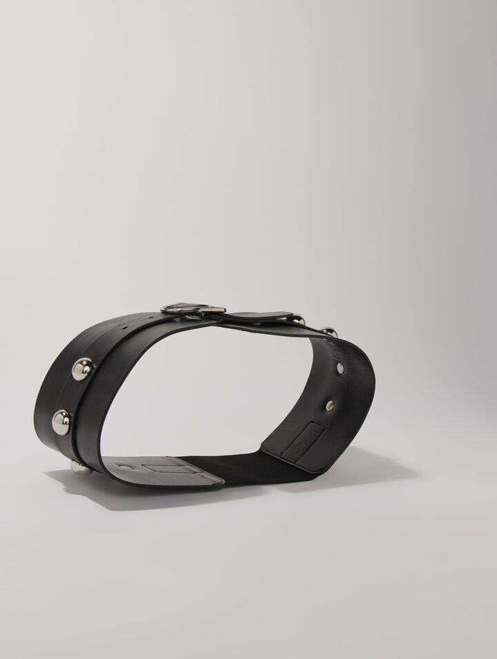 Cintura corsetto in pelle