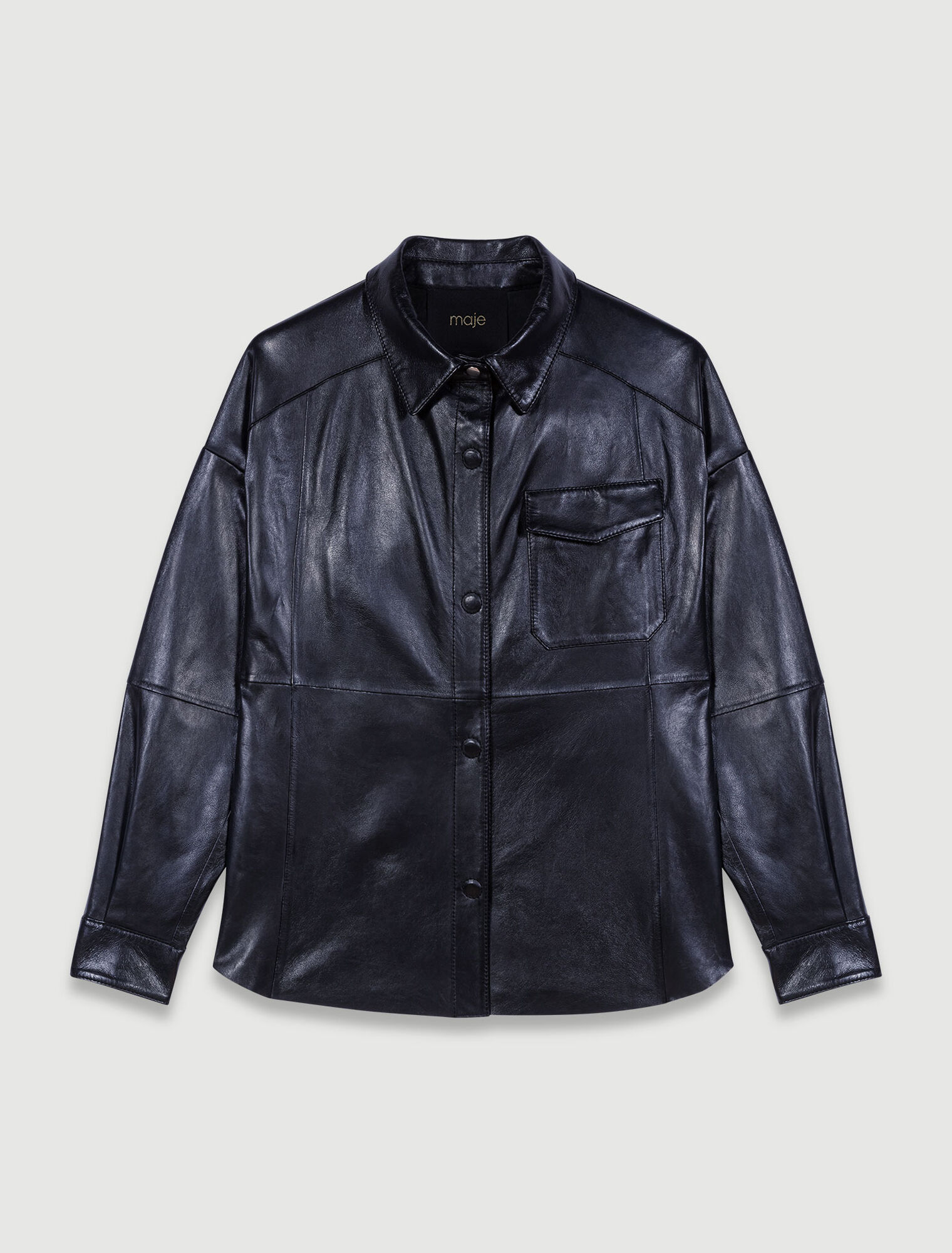 Camicia in pelle