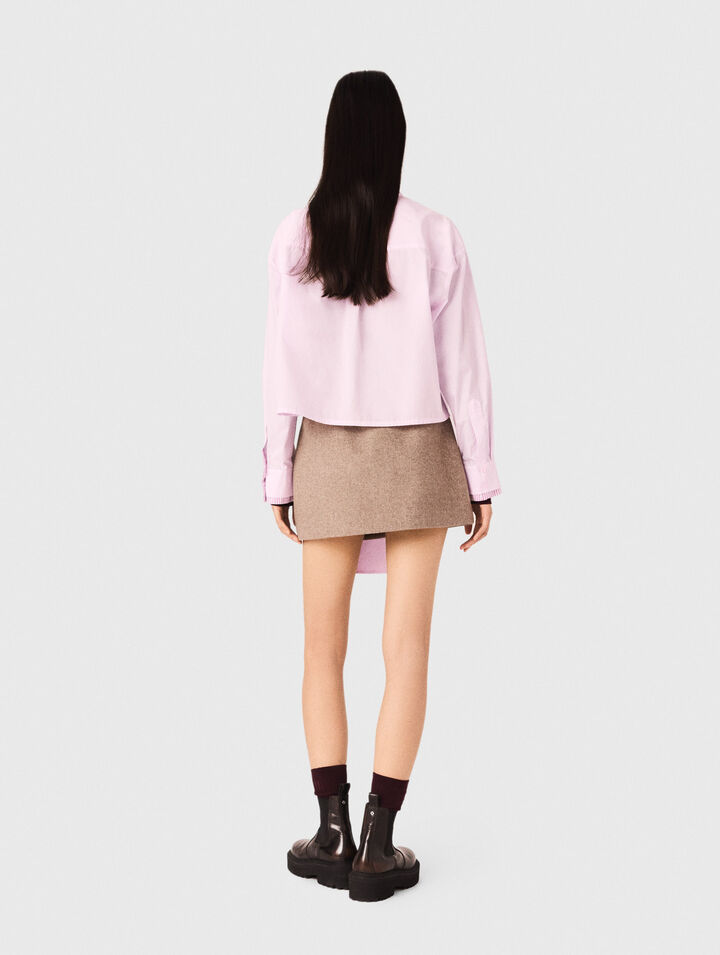 Camicia corta con lavallière