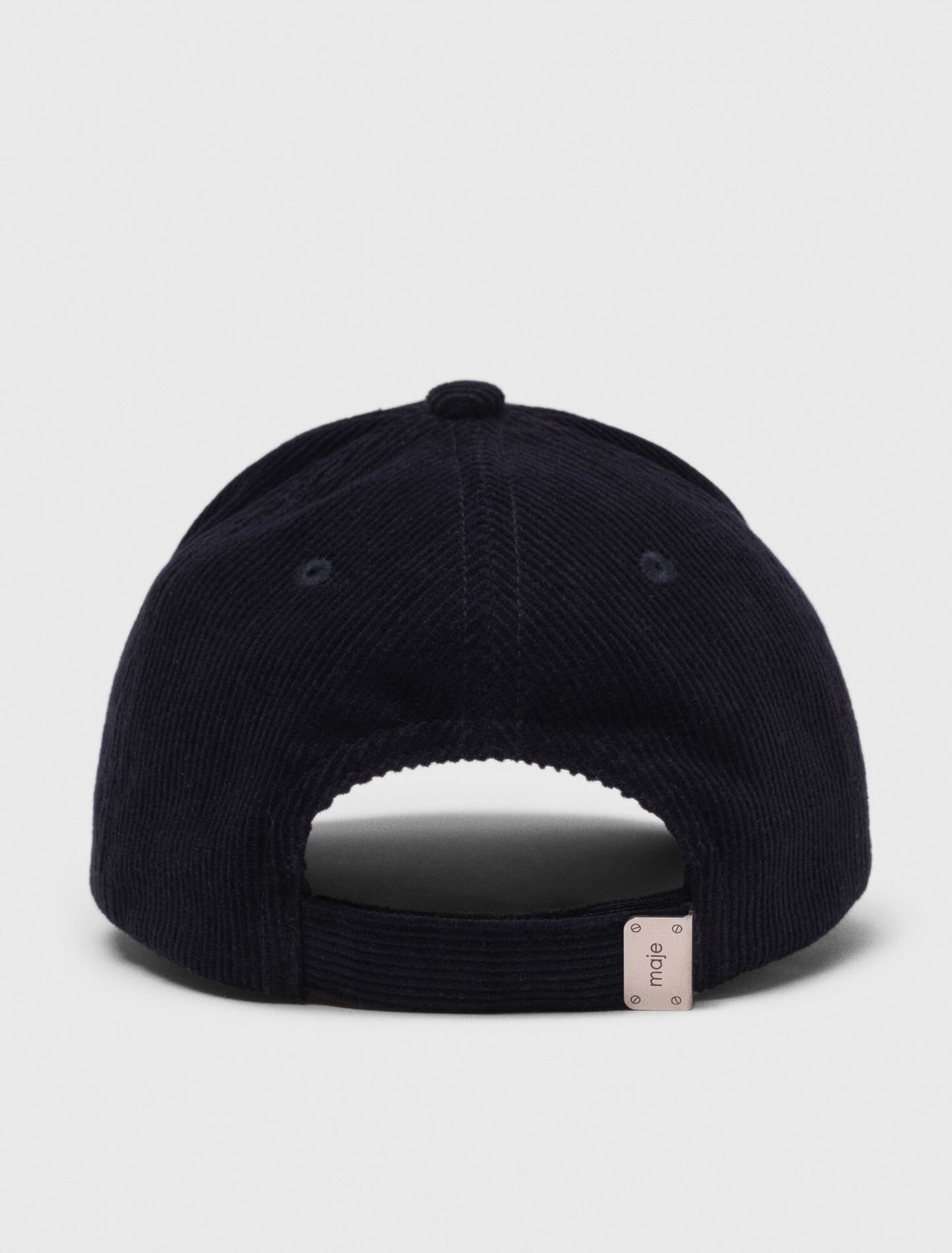 Cappello in velluto a coste
