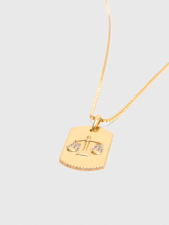 Collana con segno zodiacale