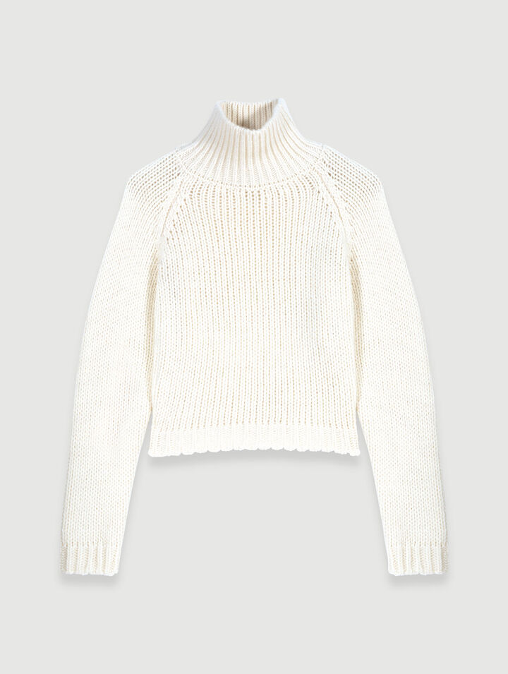 Pull corto allacciato sulla schiena